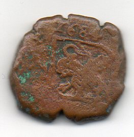 Photo 1 Pièce de monnaie non identifiée: Posible Moneda de doblon o macuquina