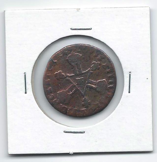 Photo 1 Pièce de monnaie non identifiée: Ayuda con una moneda de cobre (?)