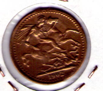 Photo 2 Pièce de monnaie non identifiée: moneda inglesa