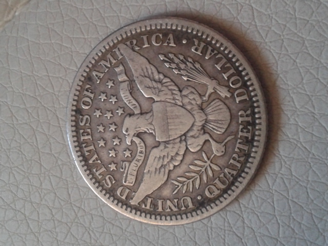 Photo 1 Pièce de monnaie non identifiée: moneda quarter dollar 1906