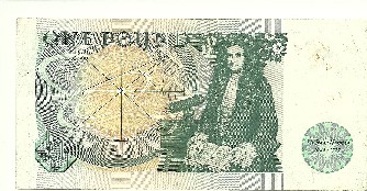 Photo 2 Pièce de monnaie non identifiée: Billete  England - Sir Isaac Newton