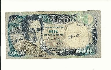 Photo 1 Pièce de monnaie non identifiée: Valor de este billete