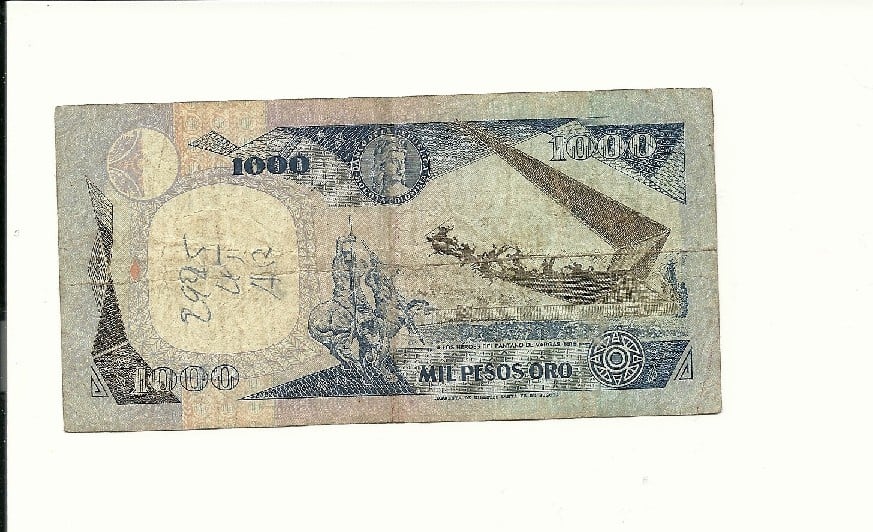 Photo 2 Pièce de monnaie non identifiée: Valor de este billete