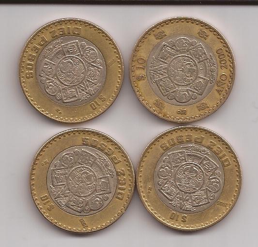 Photo 1 Pièce de monnaie non identifiée: 10 PESOS MEXICO