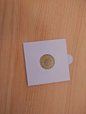 Photo 2 Pièce de monnaie non identifiée: No sé nada de ella, ni país ni Km ni nada