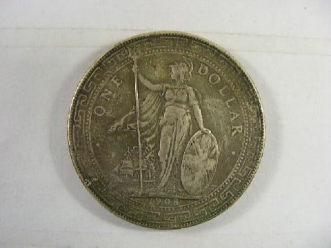 Photo 1 Pièce de monnaie non identifiée: Gran Bretaña o China
