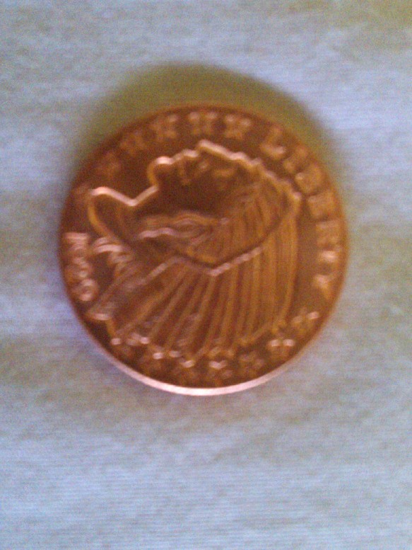 Photo 1 Pièce de monnaie non identifiée: Moneda de coleccion de cobre